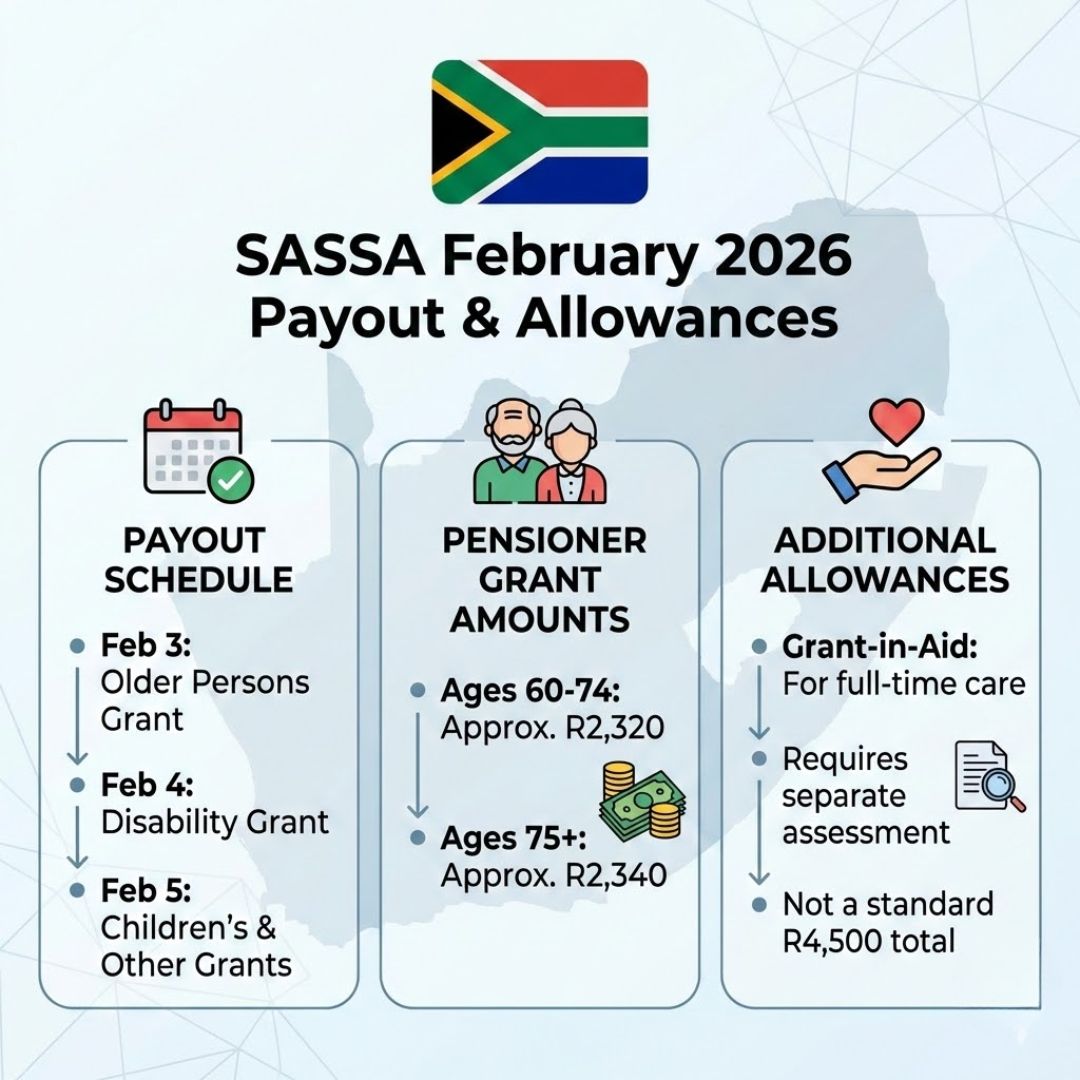 February 2 SASSA Payout Schedule 